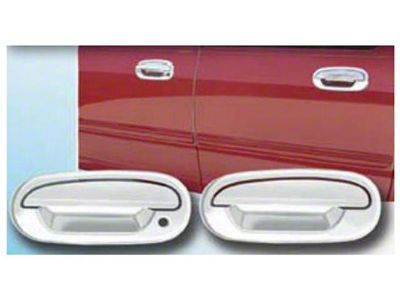 Door Handle Covers; Chrome (01-03 F-150 SuperCrew)