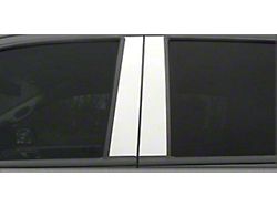 Pillar Post Trim; Stainless Steel (01-03 F-150 Harley Davidson SuperCrew)