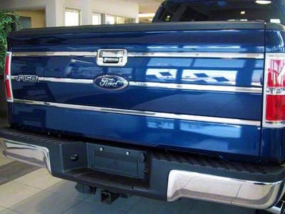 Tailgate Insert Trim; Stainless Steel (09-14 F-150 King Ranch)