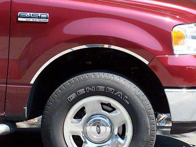 Wheel Well Accent Trim; Stainless Steel (04-08 F-150)