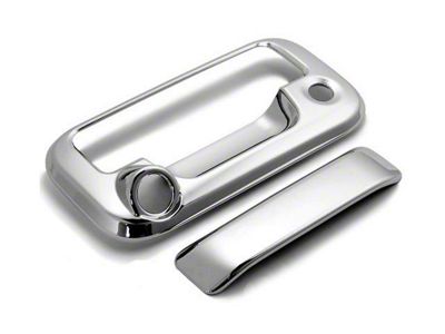 Tailgate Handle Cover; Chrome (11-16 F-350 Super Duty)