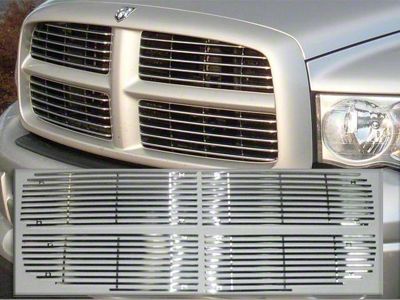 Billet Upper Grille Overlay; Stainless Steel (02-05 RAM 1500)