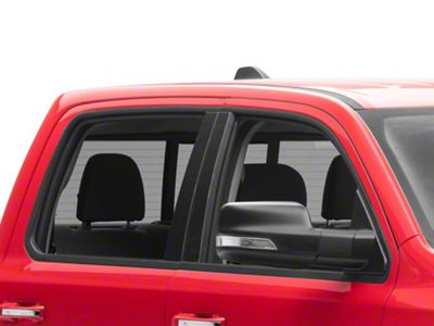 Pillar Post Trim; Stainless Steel (09-10 RAM 1500 Crew Cab)