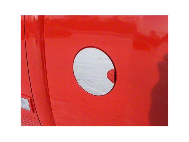 Gas Door Cover Trim; Stainless Steel (07-13 Sierra 1500)