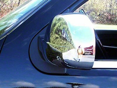 Full Mirror Covers; Chrome (07-13 Sierra 1500)