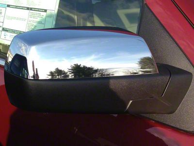 Standard Mirror Covers; Chrome (14-18 Sierra 1500)