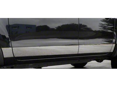 Rocker Panel Trim; Upper Kit; Stainless Steel (04-06 Sierra 1500 Crew Cab)