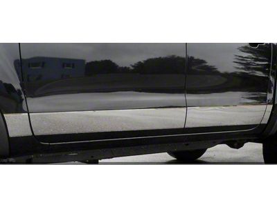 Rocker Panel Trim; Upper Kit; Stainless Steel (04-06 Sierra 1500 Crew Cab)