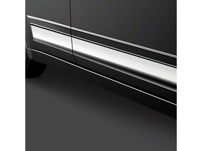 Rocker Panel Trim; Upper Kit; Stainless Steel (04-06 Sierra 1500 Crew Cab)