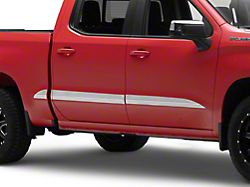 Body Side Molding Accent Trim; Stainless Steel (19-24 Silverado 1500 Crew Cab)