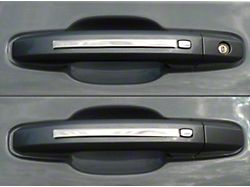 Door Handle Accent Trim; Stainless Steel (19-25 Silverado 1500 Double Cab)