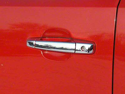 Door Handle Covers; Chrome (07-13 Silverado 1500 Regular Cab)