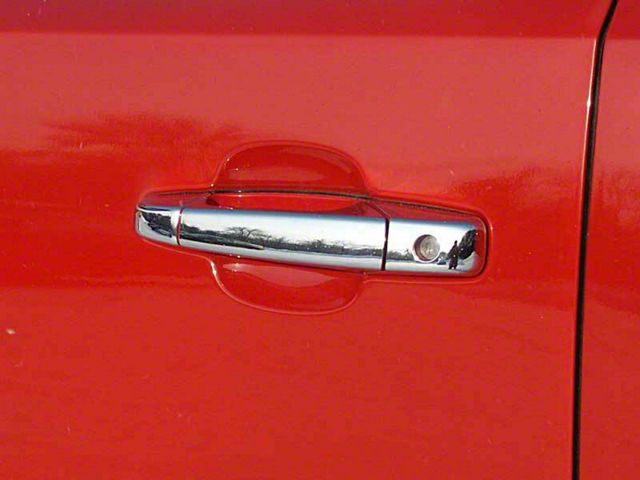 Door Handle Covers; Chrome (07-13 Silverado 1500 Regular Cab)