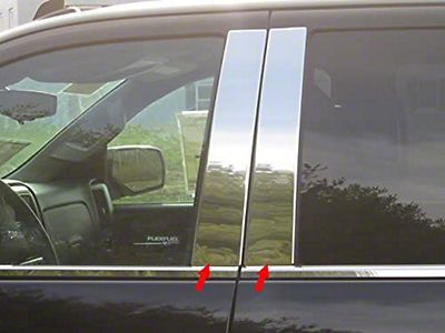 Black Pillar Posts For Silverado/Sierra 14-15 (Extended/Crew