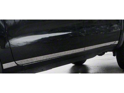 Rocker Panel Trim; Lower Kit; Stainless Steel (99-02 Silverado 1500 w/ 8-Foot Long Box)