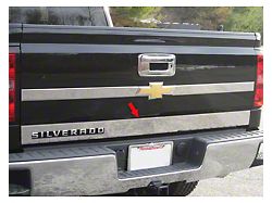 Tailgate Accent Trim; Stainless Steel (14-18 Silverado 1500)