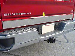 Tailgate Accent Trim; Stainless Steel (19-24 Silverado 1500)