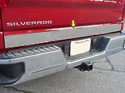 Tailgate Accent Trim; Stainless Steel (19-24 Silverado 1500)