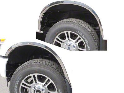 Wheel Well Fender Trim Molding; Stainless Steel (11-16 F-250 Super Duty)