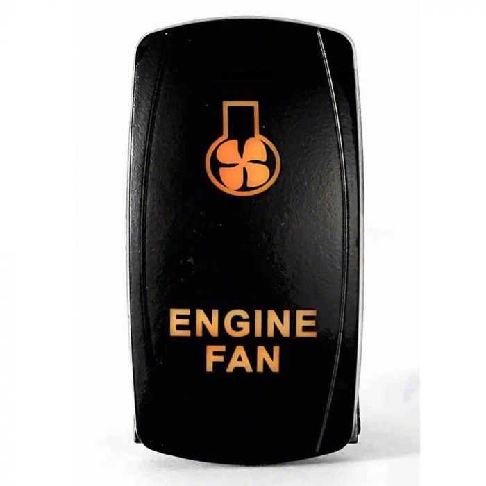 Quake LED Canyon 2-Way Engine Fan Rocker Switch; Amber QRS317 ...