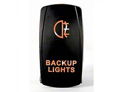 Quake LED 2-Way Backup Rocker Switch; Amber (Universal; Some Adaptation May Be Required)