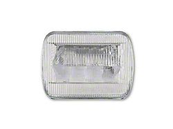 Quake LED Classic Tech Series 5x7-Inch LED Headlight with RGB Accent; Chrome Housing; Clear Lens (87-93 Dakota)