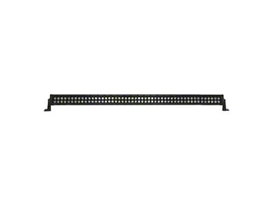 Quake LED 50-Inch Blackout Series Dual Row LED Light Bar; Combo Beam (Universal; Some Adaptation May Be Required)