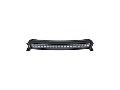Quake LED 22-Inch Blackout Series Curved Dual Row LED Light Bar; Spot Beam (Universal; Some Adaptation May Be Required)