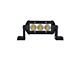 Quake LED 4.50-Inch Obsidian Series Single Row LED Light Bar; Spot Beam (Universal; Some Adaptation May Be Required)