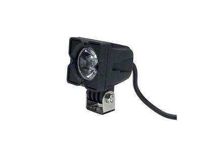 Quake LED 2-Inch Quantum Series Square Auxiliary Light; 10-Watt; Flood Beam (Universal; Some Adaptation May Be Required)