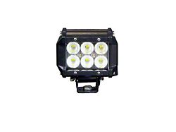 Quake LED 4-Inch Defcon Series Dual Row LED Light Bar; Spot Beam (Universal; Some Adaptation May Be Required)