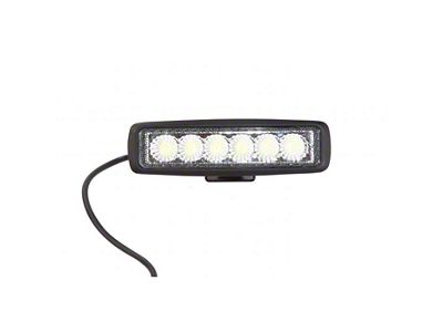 Quake LED 6-Inch Seismic Series Work Light; Flood Beam (Universal; Some Adaptation May Be Required)