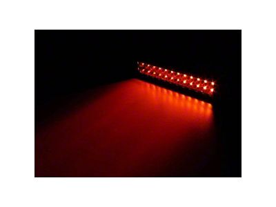 Quake LED 14-Inch Magma Series Dual Row LED Light Bar; White/Red Combo Beam (Universal; Some Adaptation May Be Required)