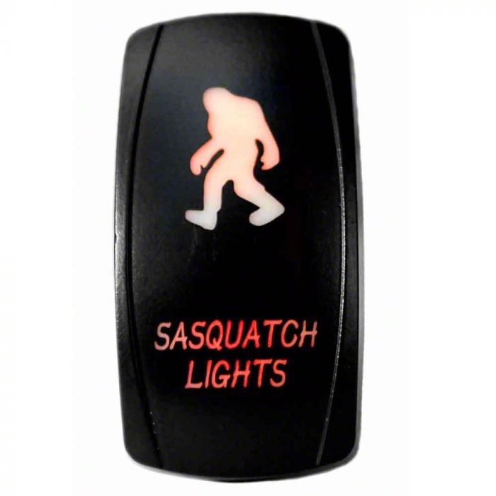 Quake LED RAM 2500 2-Way Sasquatch Rocker Switch; Red QRS307 (Universal ...