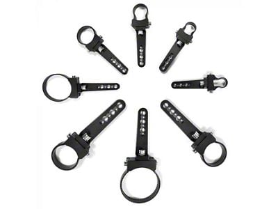 Quake LED 1.75-Inch LED Light Bar Swivel Bar Clamps (Universal; Some Adaptation May Be Required)
