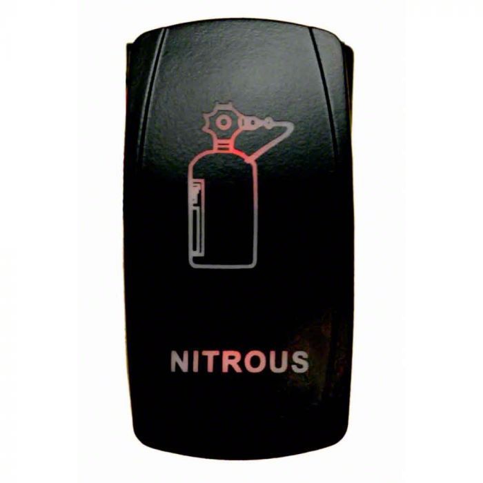 Quake LED RAM 3500 2-Way Nitrous Rocker Switch; Red QRS280 (Universal ...