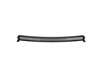 Quake LED 42-Inch Blackout Series Curved Dual Row LED Light Bar; Spot Beam (Universal; Some Adaptation May Be Required)