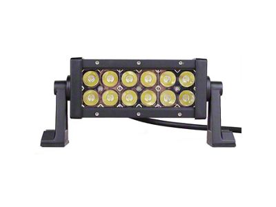 Quake LED 8-Inch Magma Series Dual Row LED Light Bar; White/Amber Combo Beam (Universal; Some Adaptation May Be Required)