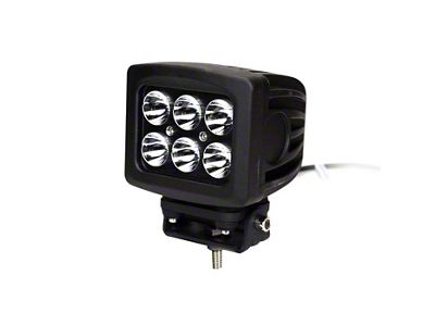 Quake LED 5-Inch Megaton Series Work Light; Flood Beam (Universal; Some Adaptation May Be Required)
