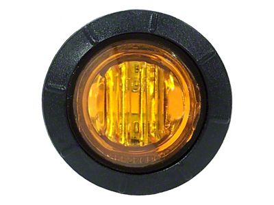 Quake LED Side Marker Lamps; Amber; 6-Pack (Universal; Some Adaptation May Be Required)