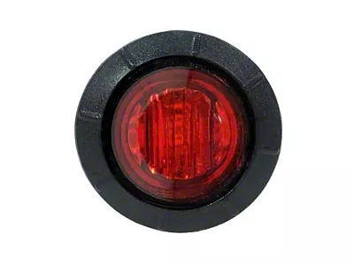 Quake LED Side Marker Lamps; Red; 6-Pack (Universal; Some Adaptation May Be Required)