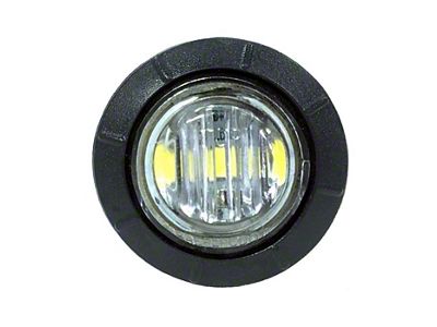 Quake LED Side Marker Lamps; White; 6-Pack (Universal; Some Adaptation May Be Required)