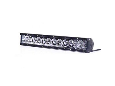 Quake LED 11-Inch Hybrid Series Dual Row LED Light Bar; Combo Beam (Universal; Some Adaptation May Be Required)