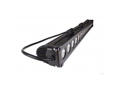 Quake LED 30-Inch Rogue Series Single Row LED Light Bar; Spot Beam (Universal; Some Adaptation May Be Required)