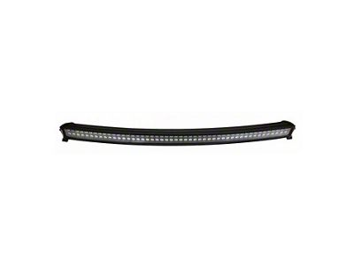 Quake LED 50-Inch Blackout Series Curved Dual Row LED Light Bar; Spot Beam (Universal; Some Adaptation May Be Required)