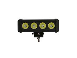 Quake LED 9-Inch Rouge Series Single Row LED Light Bar; Spot Beam (Universal; Some Adaptation May Be Required)