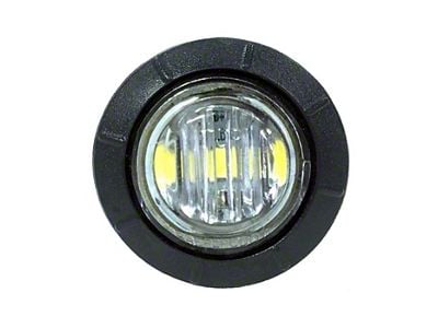 Quake LED Side Marker Lamps; White; 6-Pack (Universal; Some Adaptation May Be Required)