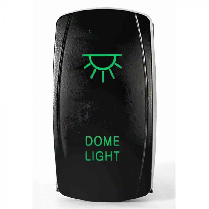 Quake LED Sierra 3500 2-Way Dome Light Rocker Switch; Green QRS271 ...