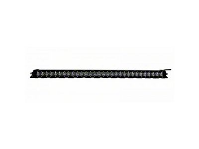 Quake LED 33-Inch Monolith Slim Series Single Row LED Light Bar; Super Spot Beam (Universal; Some Adaptation May Be Required)