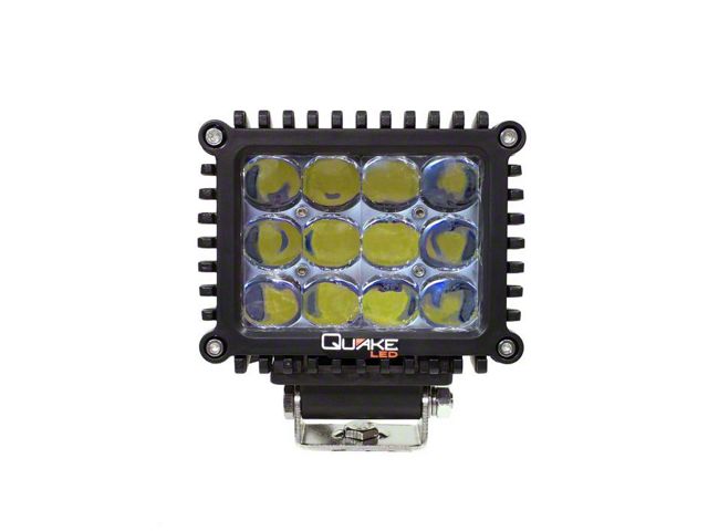 Quake LED 4-Inch 4D RGB Accent Work Light; Spot Beam (Universal; Some Adaptation May Be Required)